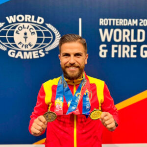 Antonio Morant. Medalla de oro en Cross Country en el Mundial de Policías y Bomberos