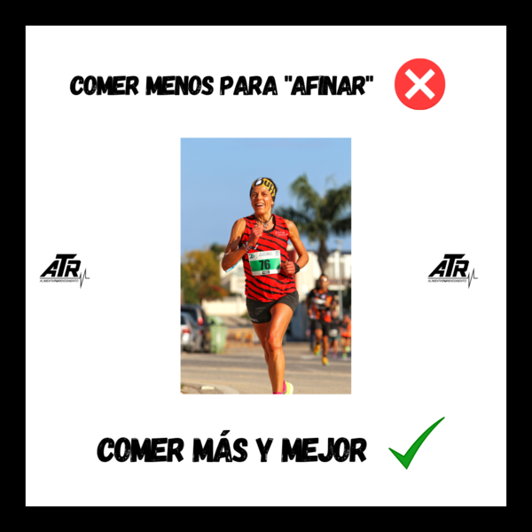 Comer menos para "afinar" ? Mejor comer más y mejor