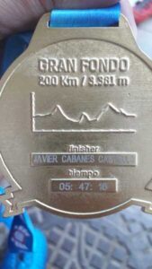 Medalla de oro QH 200km / 3361m